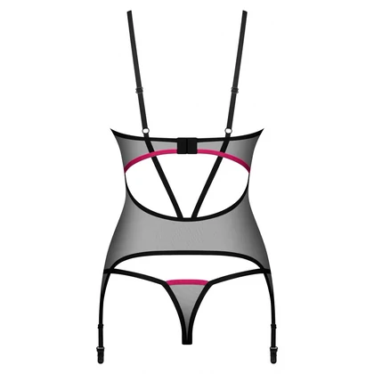 Corset Obsessive Novenes Negru XS-S