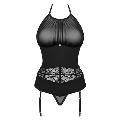 Corset Obsessive Serafia Negru XS-S