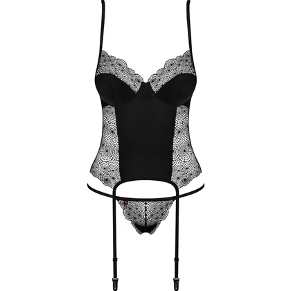 Corset Obsessive Sharlotte Negru S-M