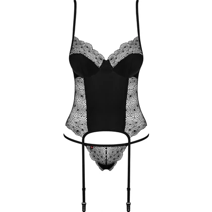 Corset Obsessive Sharlotte Negru S-M
