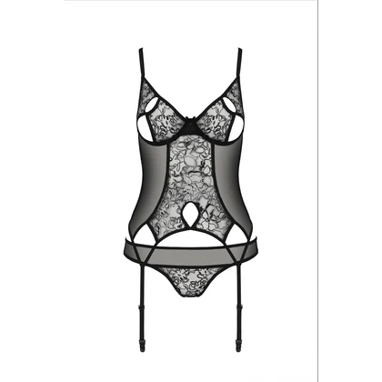 Corset Passion Eco Primula Negru S-M