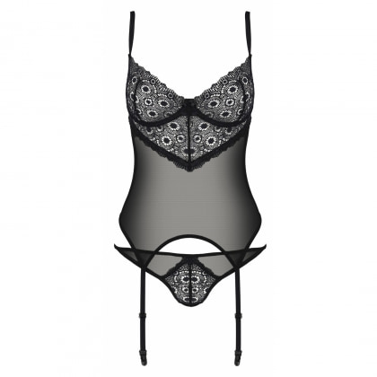 Corset Passion Eco Zinnia Negru S-M