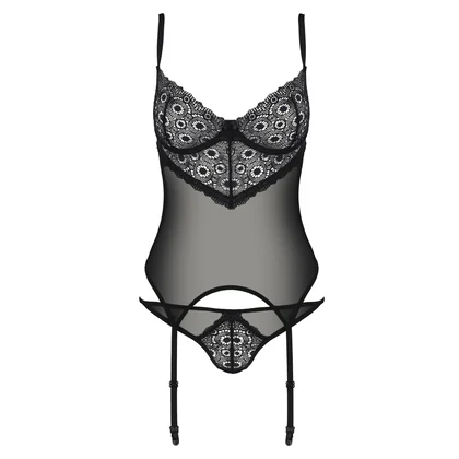 Corset Passion Eco Zinnia Negru S-M