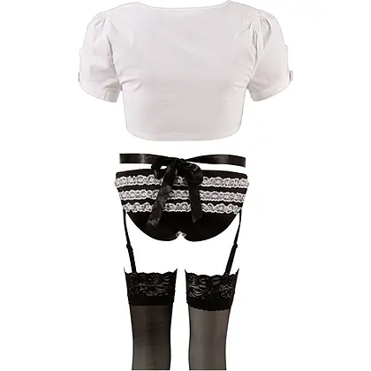 Costum Emmalyn Menajeră Cottelli Collection Negru S