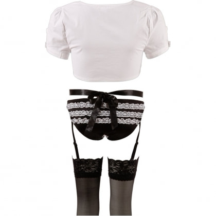 Costum Emmalyn Menajeră Cottelli Collection Negru S