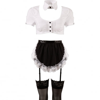 Costum Emmalyn Menajeră Cottelli Collection Negru S