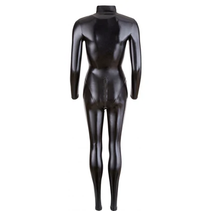 Costum Latex Cottelli Collection Jumpsuit Negru M