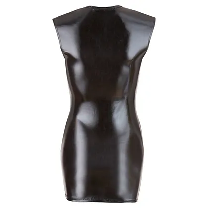 Costum Latex Damă Wetlook With Zip Negru S