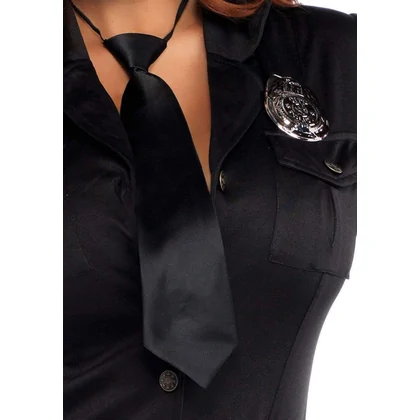 Costum Leg Avenue Dirty Cop Negru S-M
