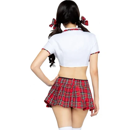 Costum Leg Avenue Miss Prep School Roșu XS