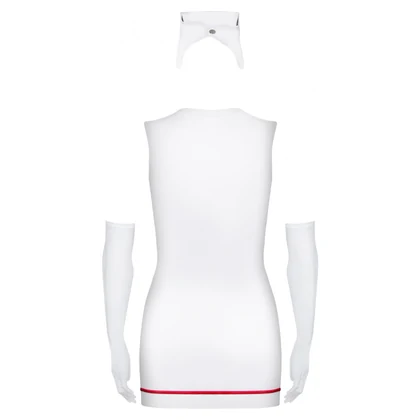 Costum Obsessive Emergency Dress Cu Stetoscop Alb S-M