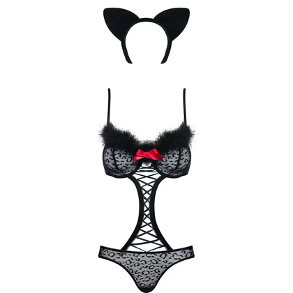 Costum Obsessive Gepardina Negru S-M