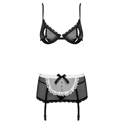 Costum Obsessive Maidme Negru S-M