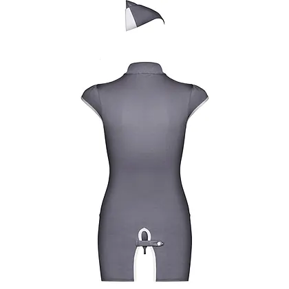 Costum Obsessive Stewardesă Gri L-XL