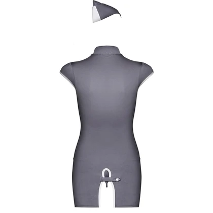 Costum Obsessive Stewardesă Gri S-M