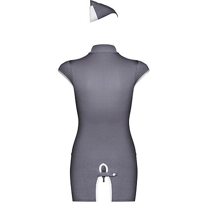 Costum Obsessive Stewardesă Gri L-XL