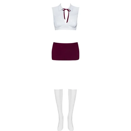 Costum Obsessive Studentă Mov S-M
