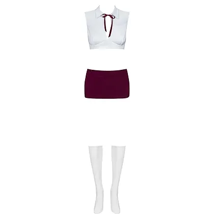 Costum Obsessive Studentă Mov S-M