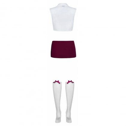 Costum Obsessive Studentă Mov S-M