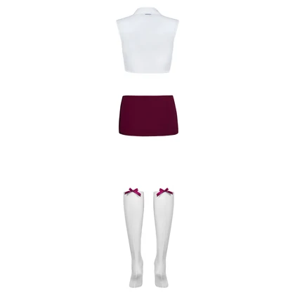 Costum Obsessive Studentă Mov S-M