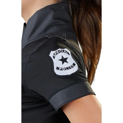 Costum Polițistă Exigentă Cottelli Collection Negru S