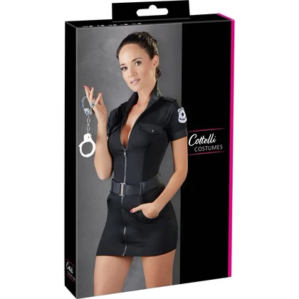 Costum Polițistă Exigentă Cottelli Collection Negru S
