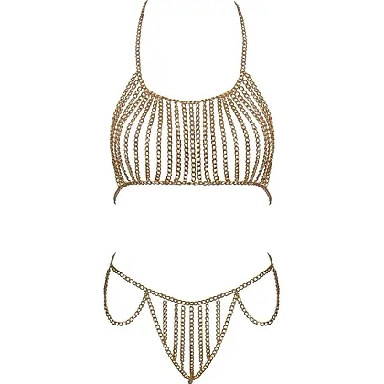 Cottelli Collection – Bikini Din Lanț Auriu, Ajustabil
