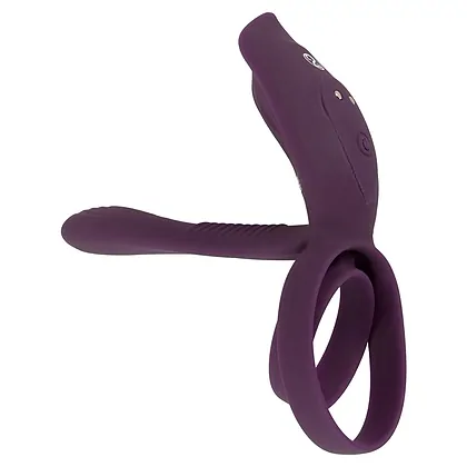 Couples Choice – Inel Vibrant 10 Moduri, Reîncărcabil Mov