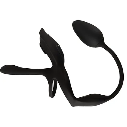 Couples Choice Inel Multifuncțional 5 în 1, Reîncărcabil Negru