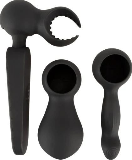 Couples Choice Wand – 12 Moduri, încălzire 41°C, Reîncărcabil Negru