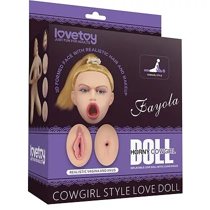 Cowgirl Lovetoy 93 cm – Păpușă Gonflabilă Compactă