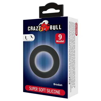 Crazy Bull Brodan Inel Din Silicon Negru Flexibil