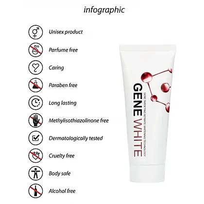 Cremă Albire Zonă Intimă Lighten Cream 100ml