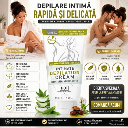Cremă de Epilare pentru Zona Intimă cu Spatulă 100 ml