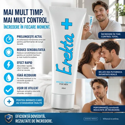 Cremă Ejaculare Precoce Erekta Plus 40ml