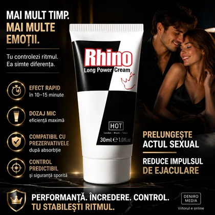 Cremă Ejaculare Precoce Rhino Long Power Cream 30ml