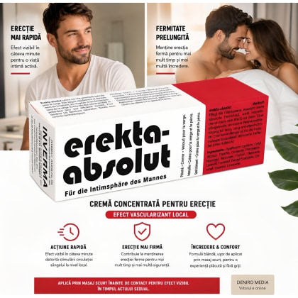 Cremă Inverma Erekta Absolut pentru Erecție la Bărbați 18 ml