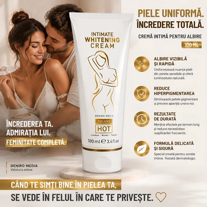 Cremă Intimă Pentru Albire Deluxe 100ml