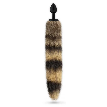 Crushious Foxy Delight Plug Anal cu Coadă 30 cm Negru