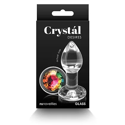 Crystal Desires Rainbow Gem S Plug Anal Multicolor