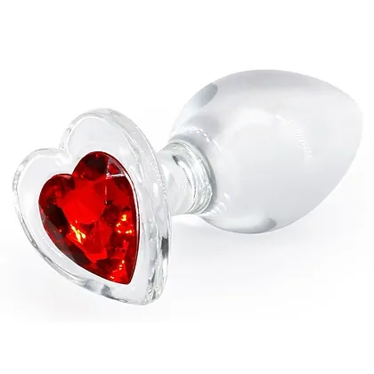 Crystal Desires Red Heart M Transparent