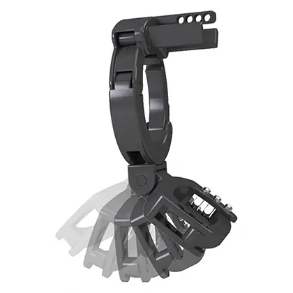 Cusca de Castitate Cu Electrostimulare Enemy No. 3 Transparent