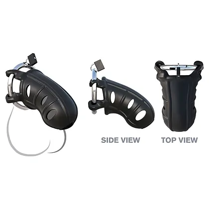 Cușcă Penis Silicone Block Negru