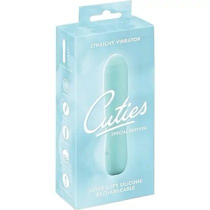 cuties Mini Vibrator – 8 Moduri, Reîncărcabil Albastru