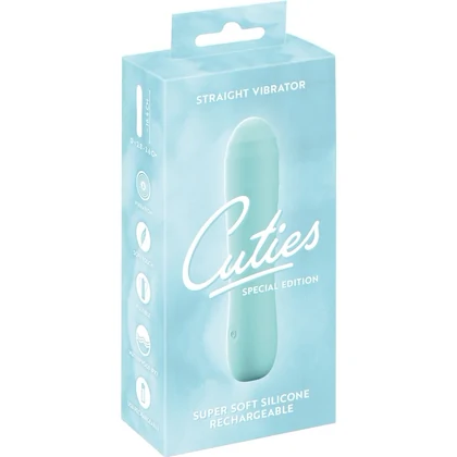cuties Mini Vibrator – 8 Moduri, Reîncărcabil Albastru