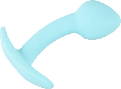 Cuties Plug Albastru — Mini Plug silicon 7.1 cm Discret