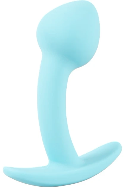 Cuties Plug Albastru — Mini Plug silicon 7.1 cm Discret