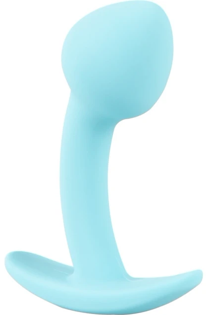 Cuties Plug Albastru — Mini Plug silicon 7.1 cm Discret