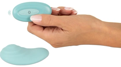 cuties RC Panty - Vibrator Discret, 10 Moduri, Reîncărcabil Albastru