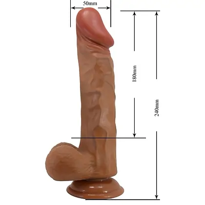 Debra curbat 9,4 cm, Ventuză Puternică, Textură Realistă